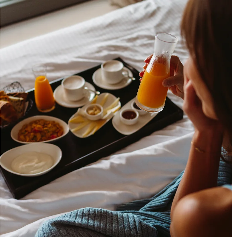 Breakfast table