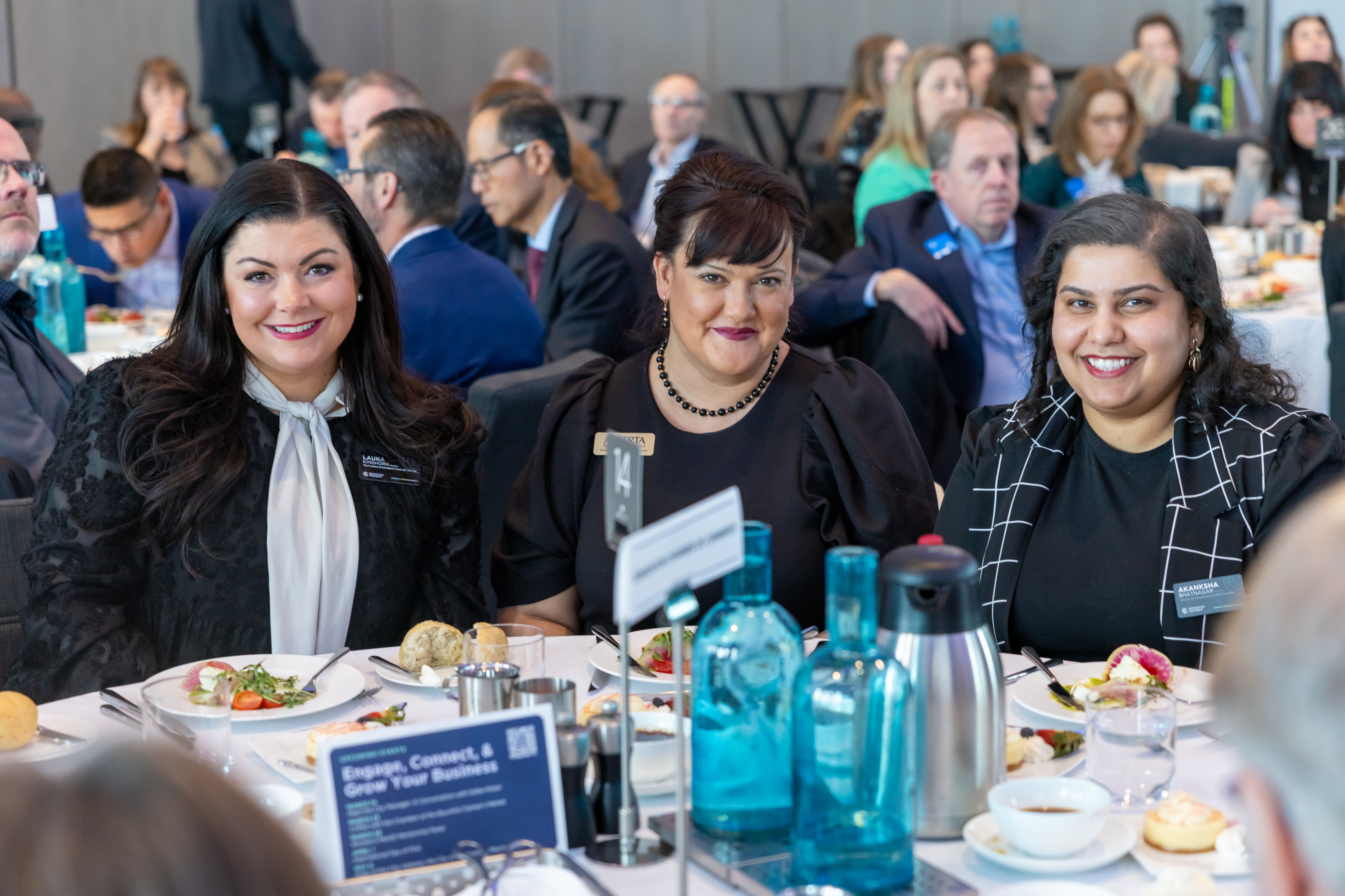 Image of 3 people in conference