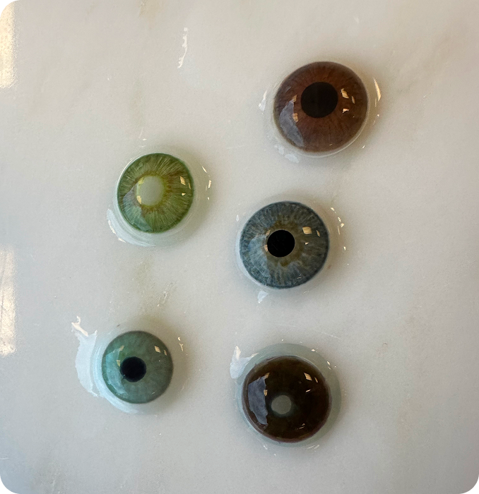 What are Hand-Painted Contact Lenses?
