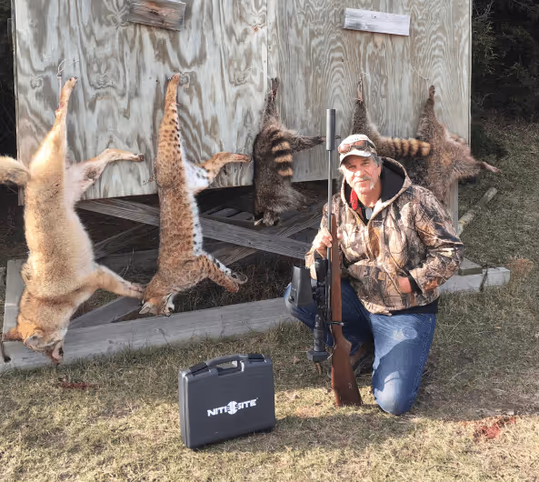 Mature trophy whitetail buck in the Nebraska Sandhills during guided deer hunt at ReWild Ranch.
