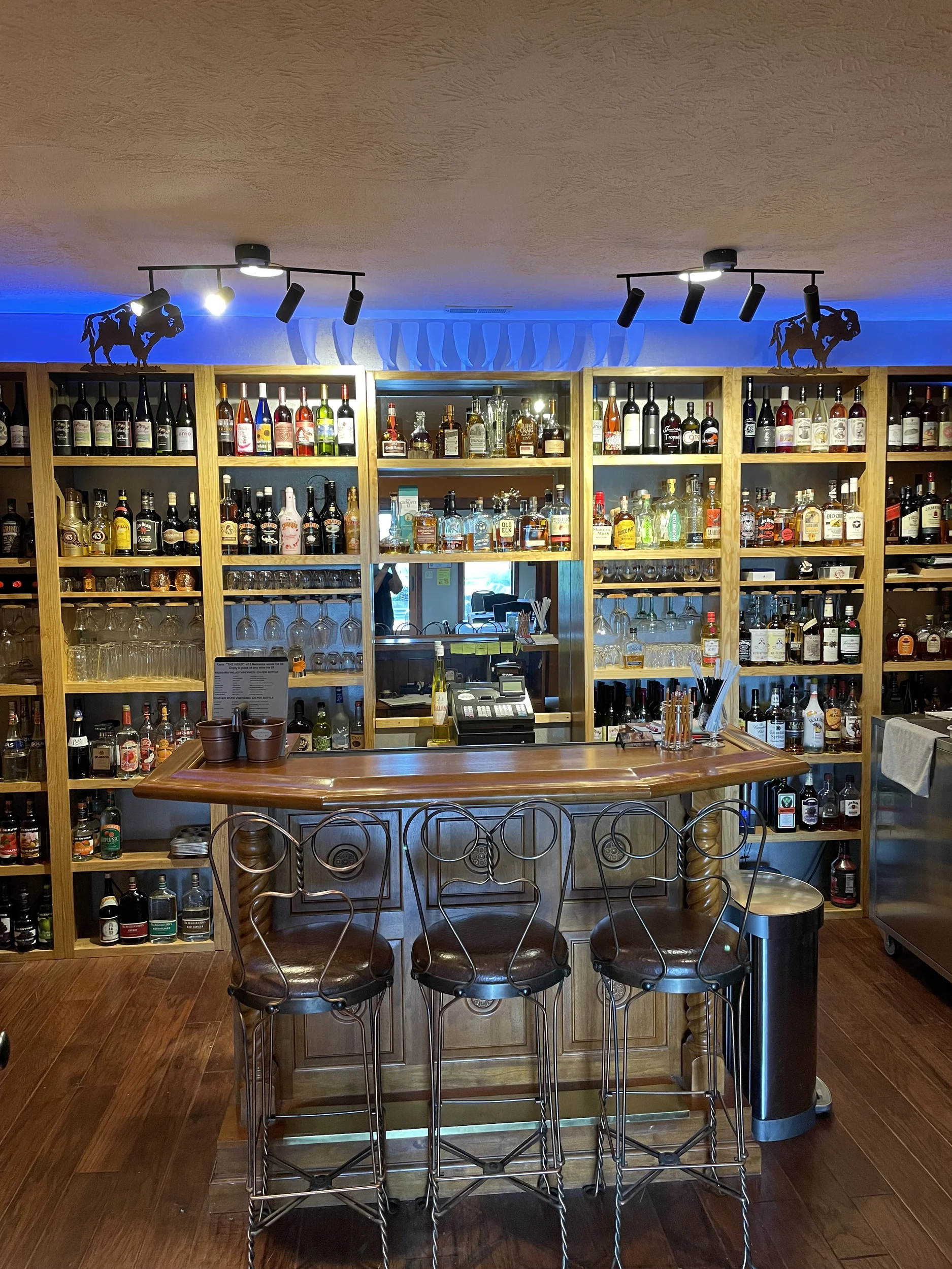 A photo of the lodge's interior.