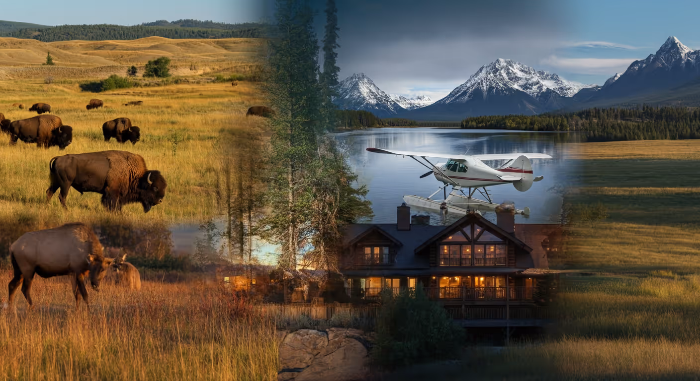 Dirt track with swirling dust clouds from an off-road vehicle racing at high speed. The scene is dynamic and intense, set against a hazy horizon.