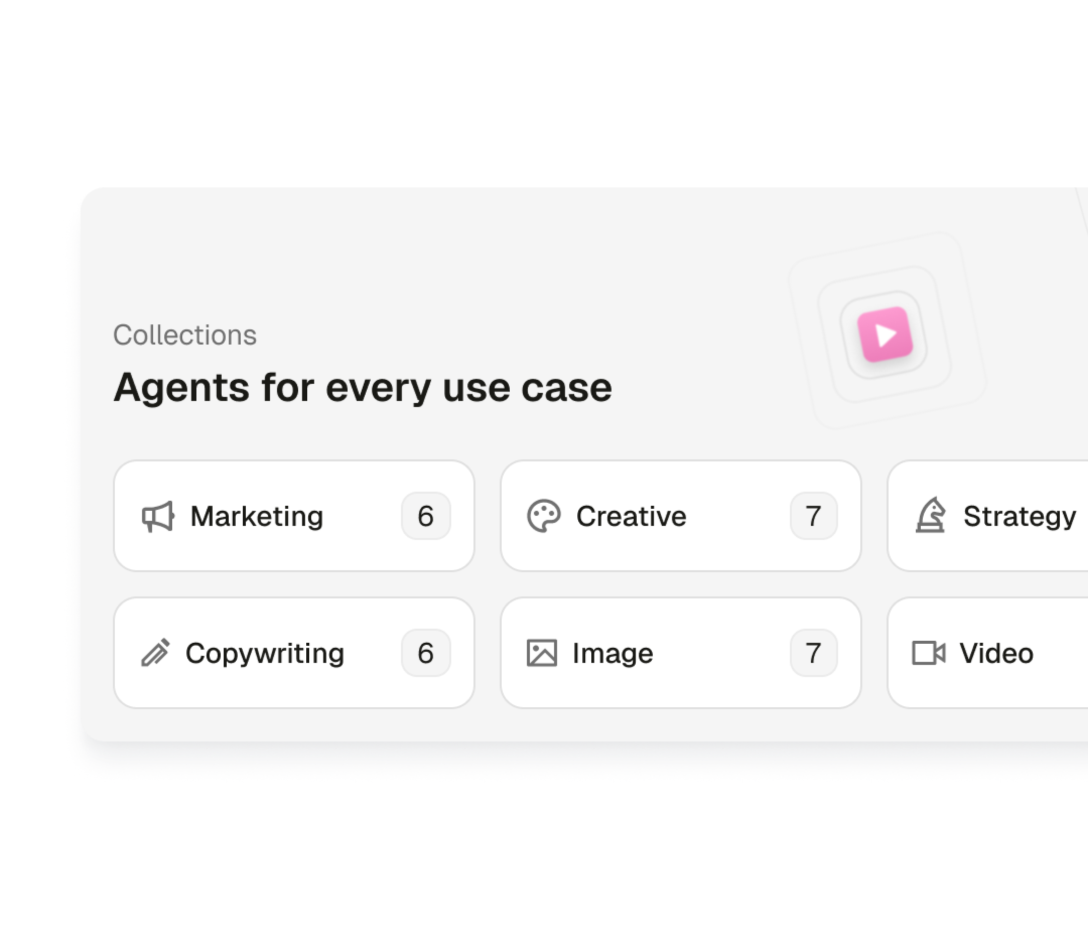 Pencil UI component demonstrating multiple ad variations, personalization, localization