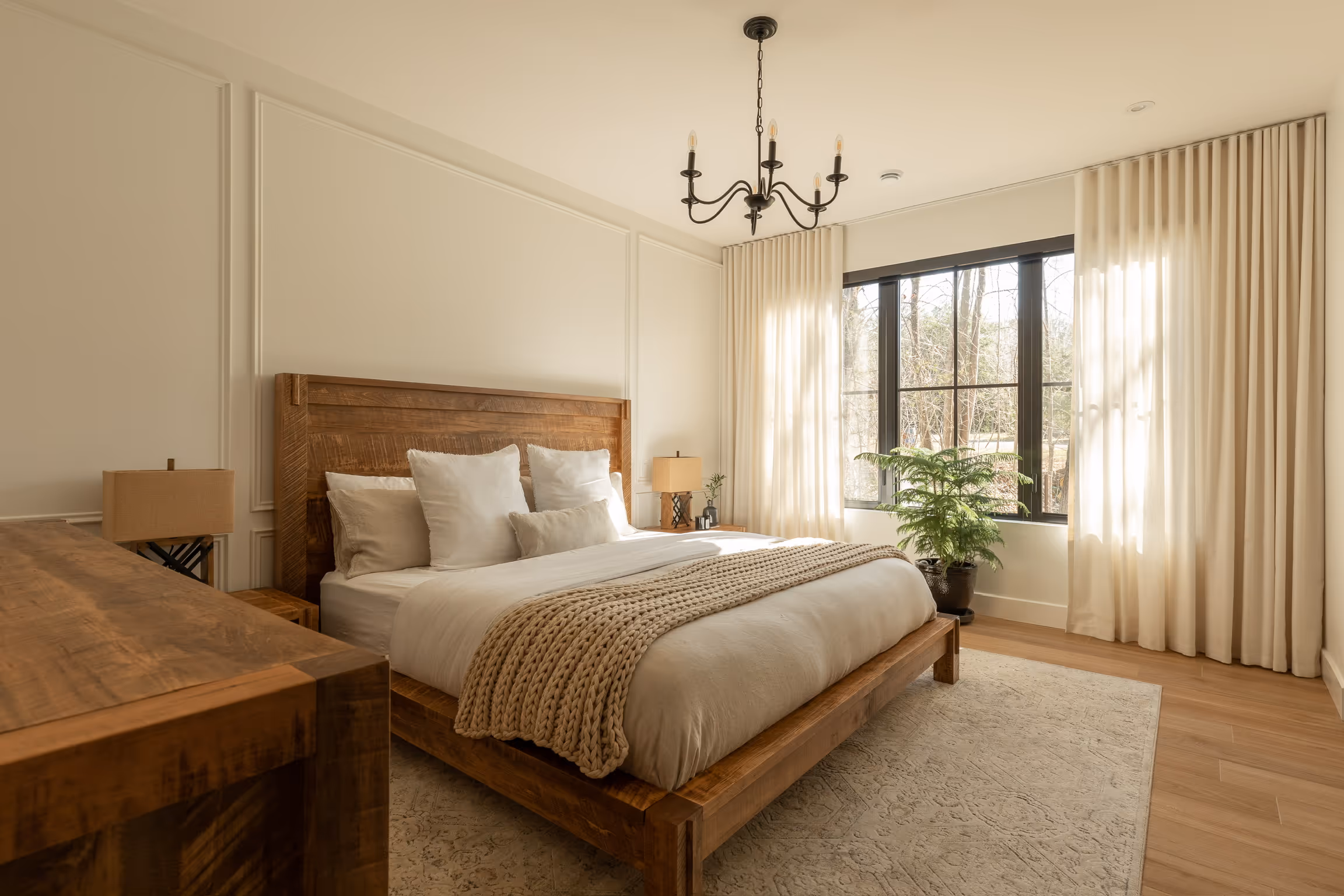 Chambre décorée