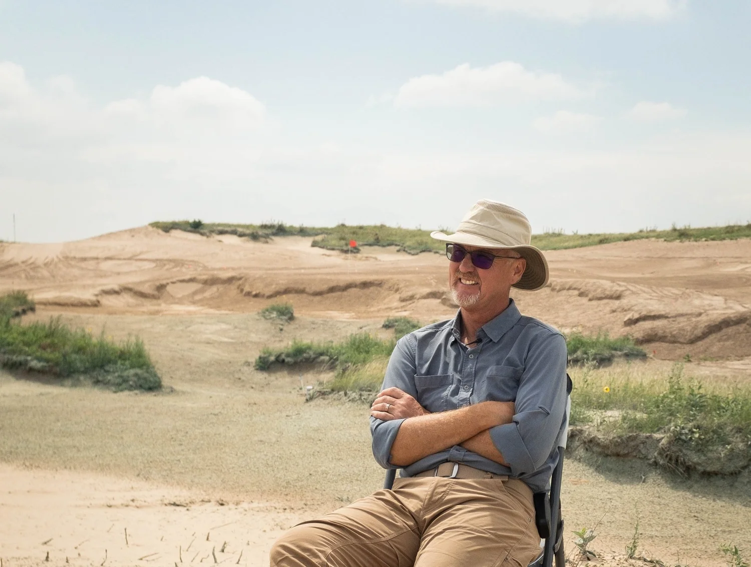Portrait photo of David McLay Kidd, golf course architect