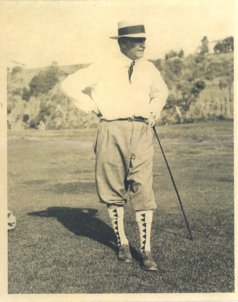 Portrait photo of George C. Thomas Jr., golf course architect