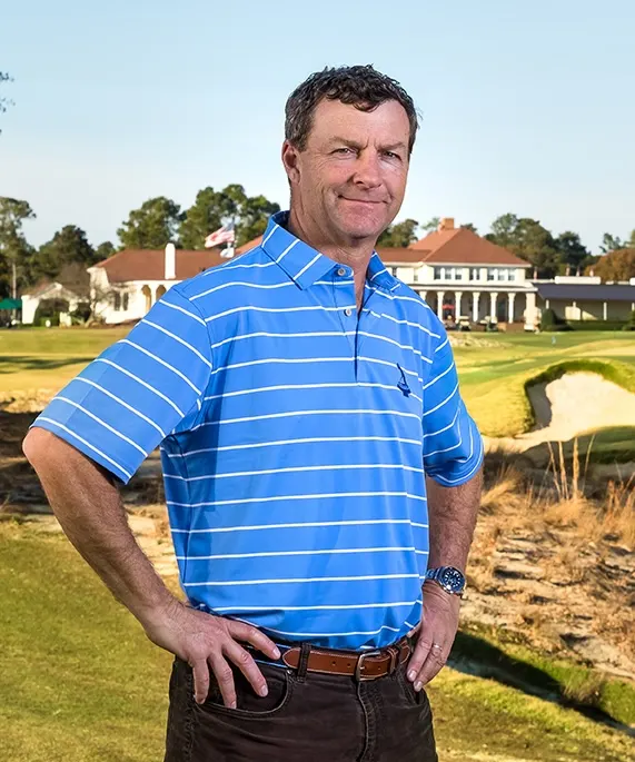 Portrait photo of Gil Hanse, golf course architect