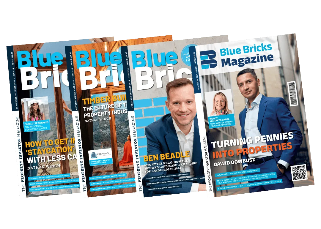 Selection of Blue Bricks magazines