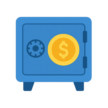 Vault icon for protecting your gains