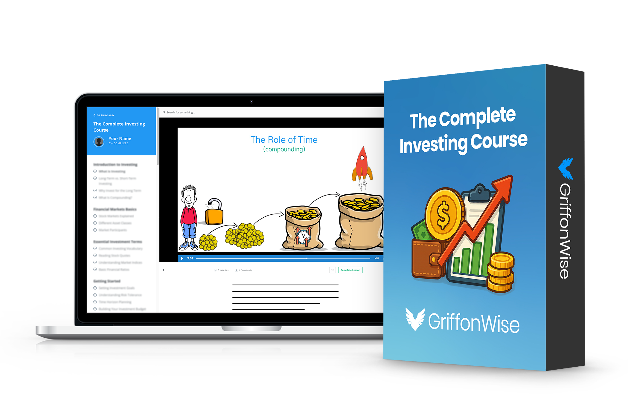 Course cover for The Complete Investing Course by GriffonWise