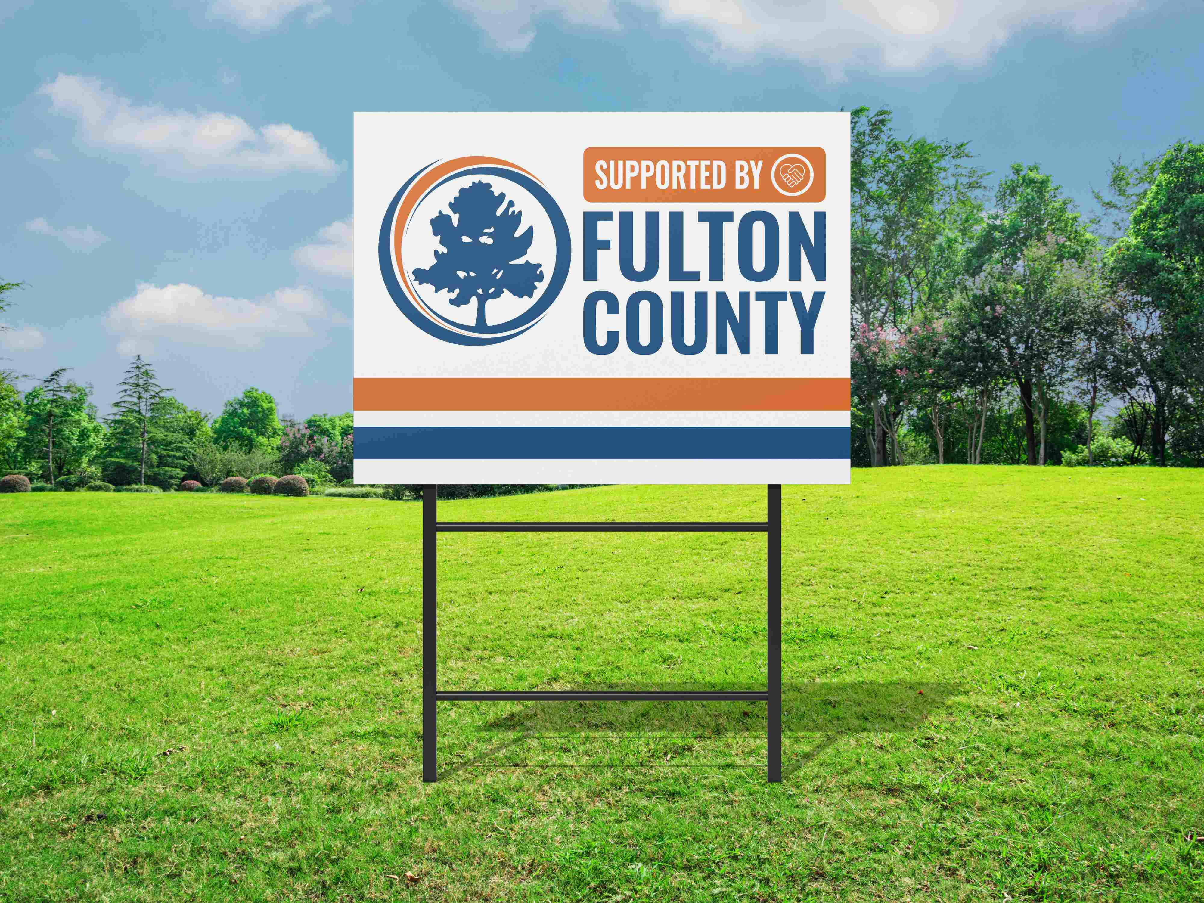 supported by fulton county poster.
