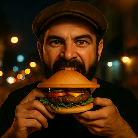 image of outdoor dining experience (for a food truck)
