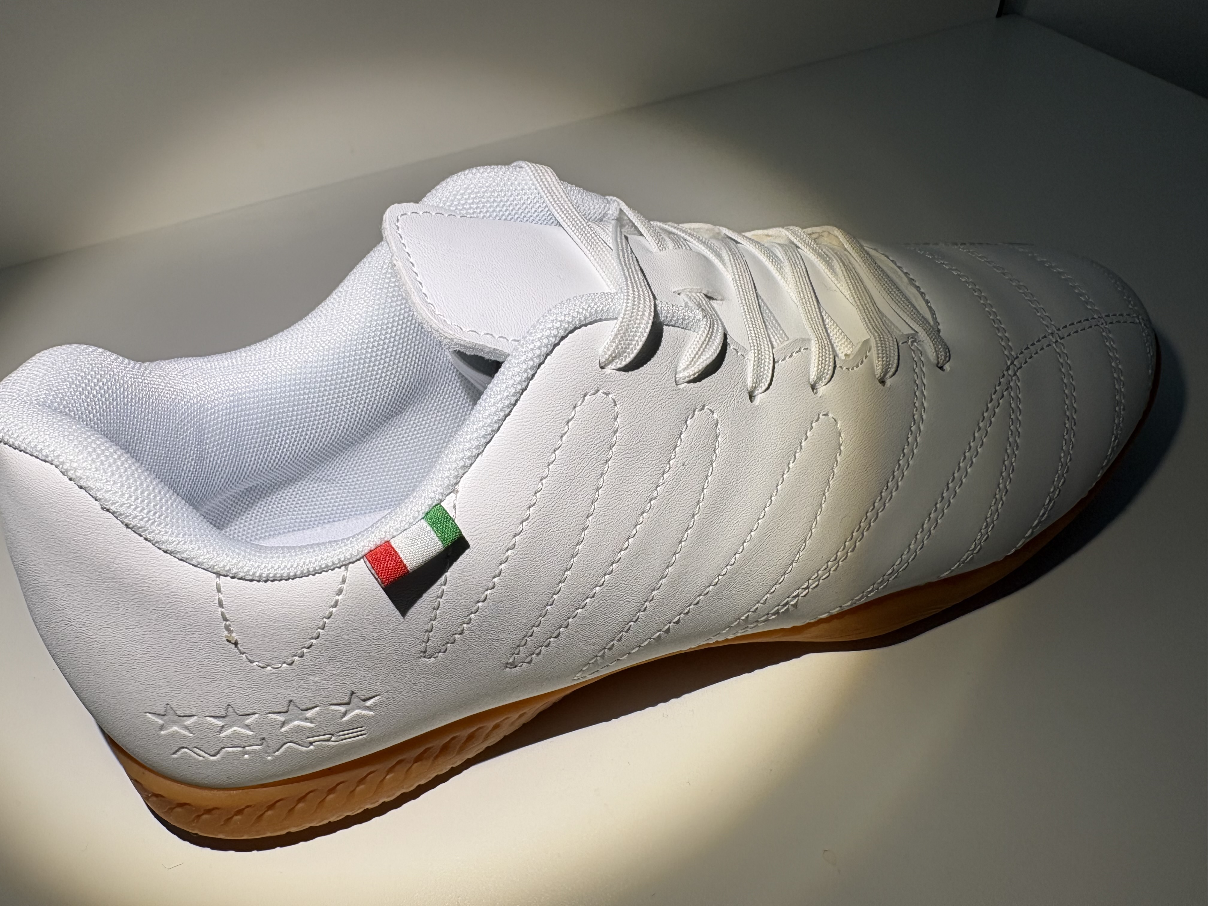 White Ultimo Indoor/Outdoor Shoe Side Shot