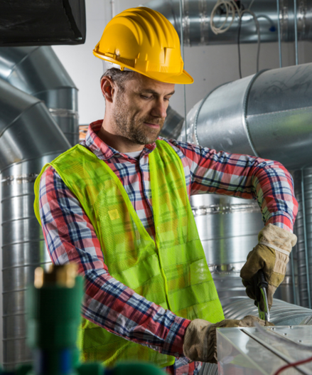 Commercial HVAC shop owner