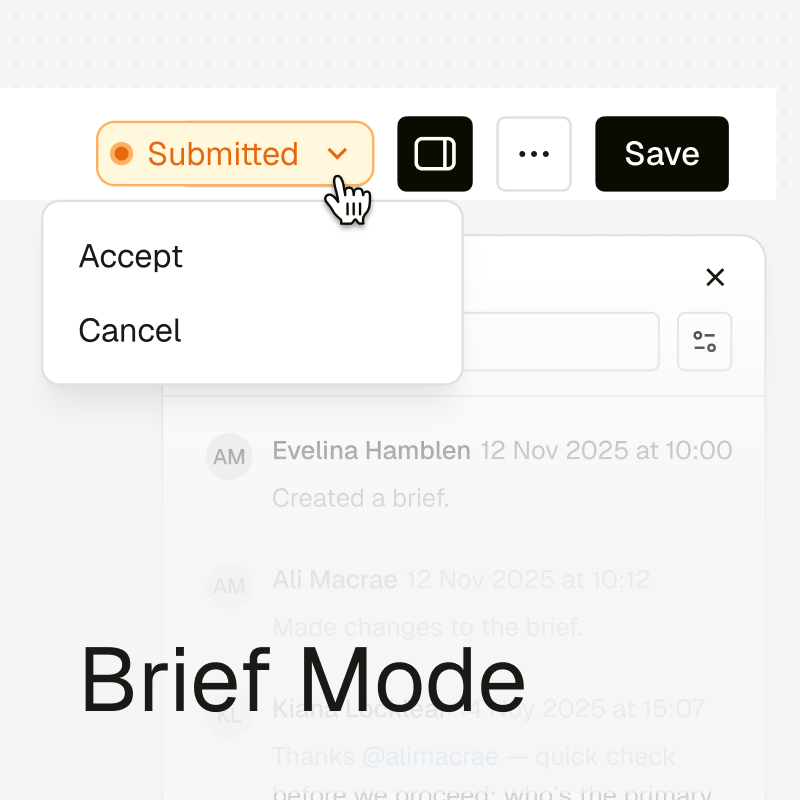 From Brief to Delivered, Without the Handoff