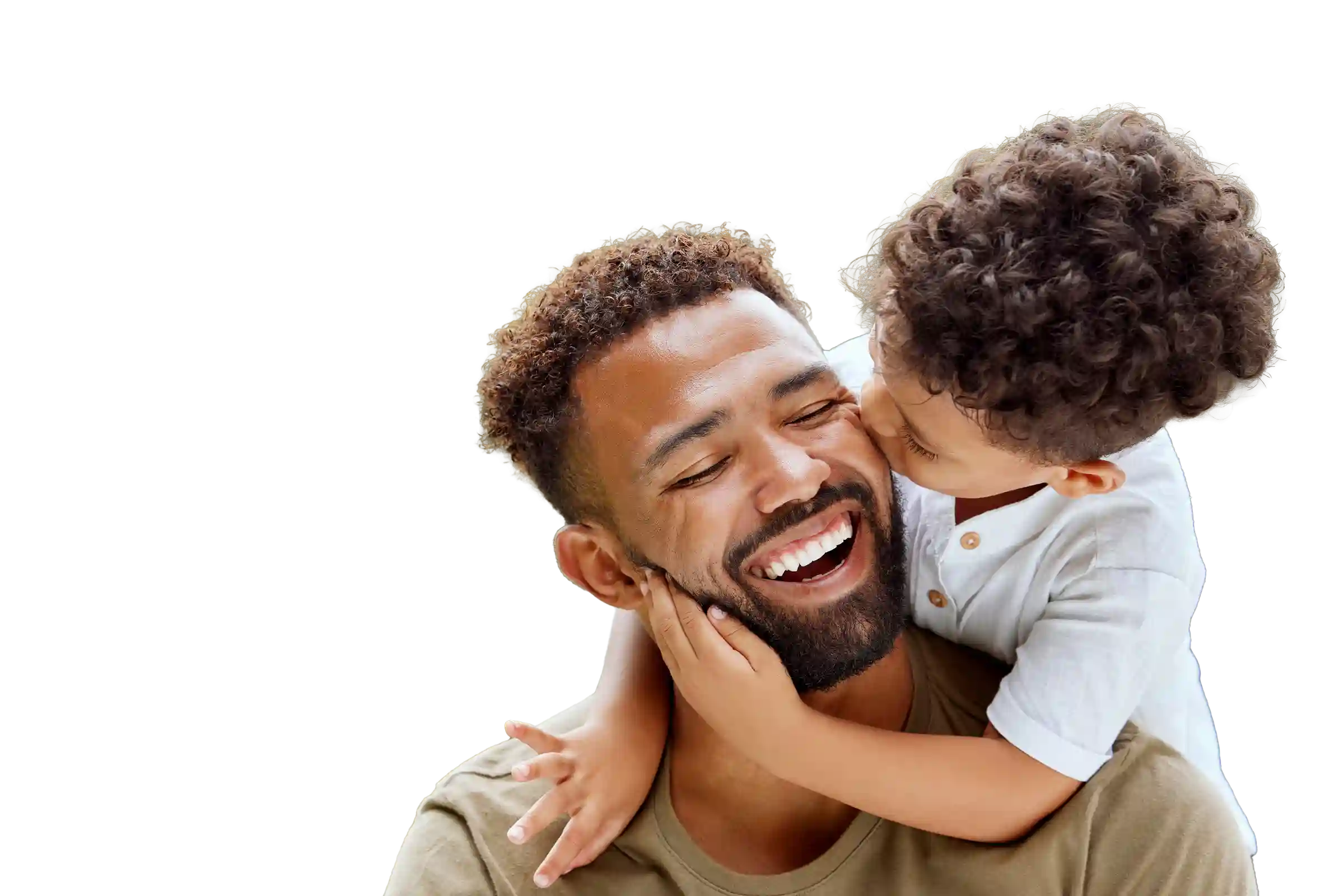 Um pai com seu filho.
