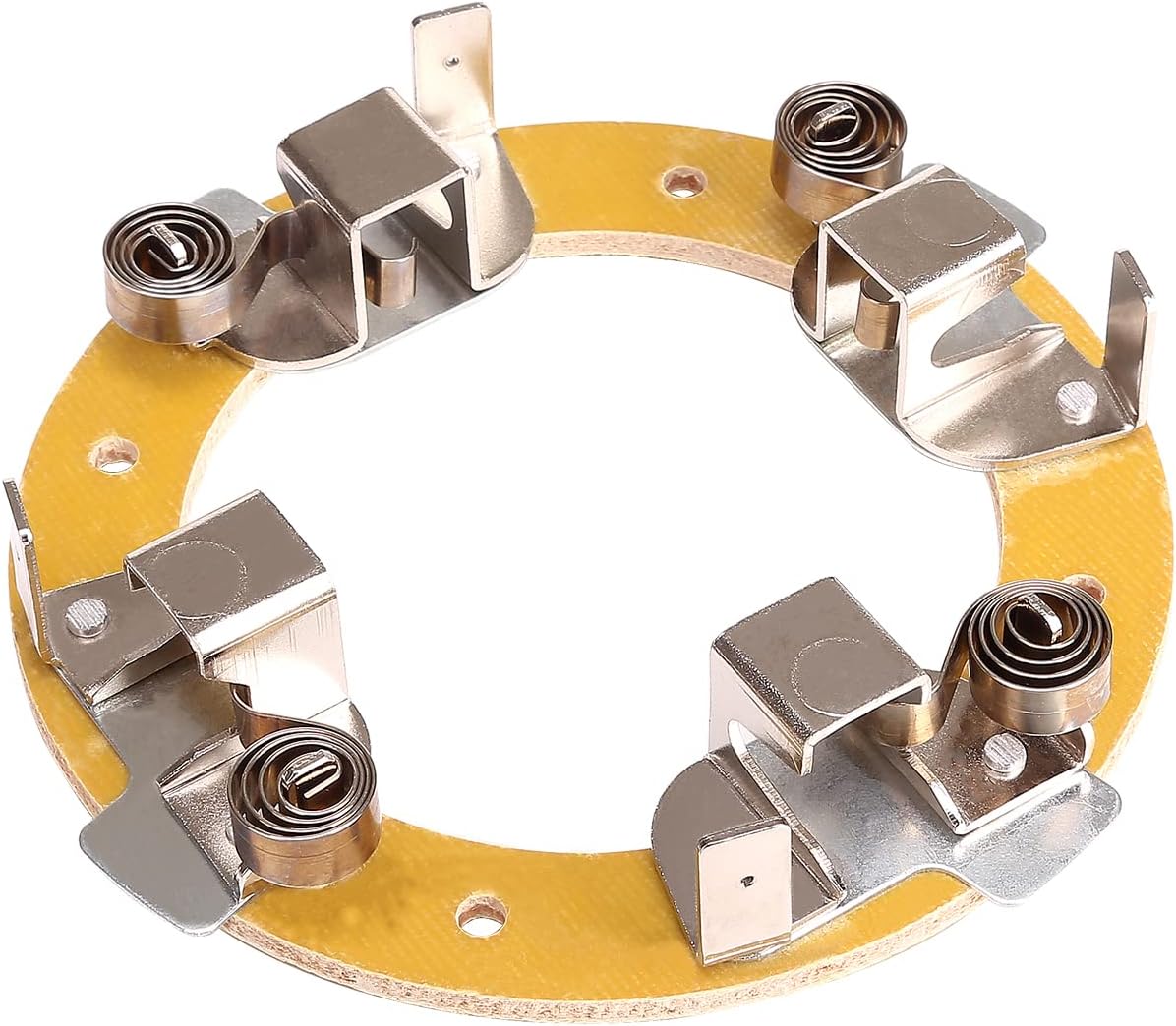 Motor Brushes Holder Plate with Springs Fits Yamaha G29 Golf Cart with DM430-06 Hitachi Motor Replaces Parts JU2-H1840-20-00, JU2-H1801-20-00