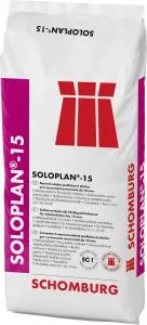 White and purple bag of SCHOMBURG SOLOPLAN-15 product with red logo and text.