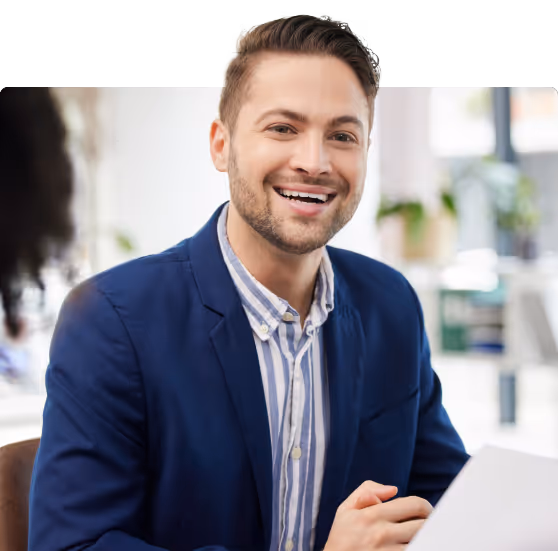 Male Realtor Smiling