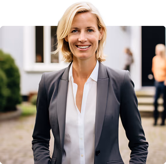 Female Realtor Smiling