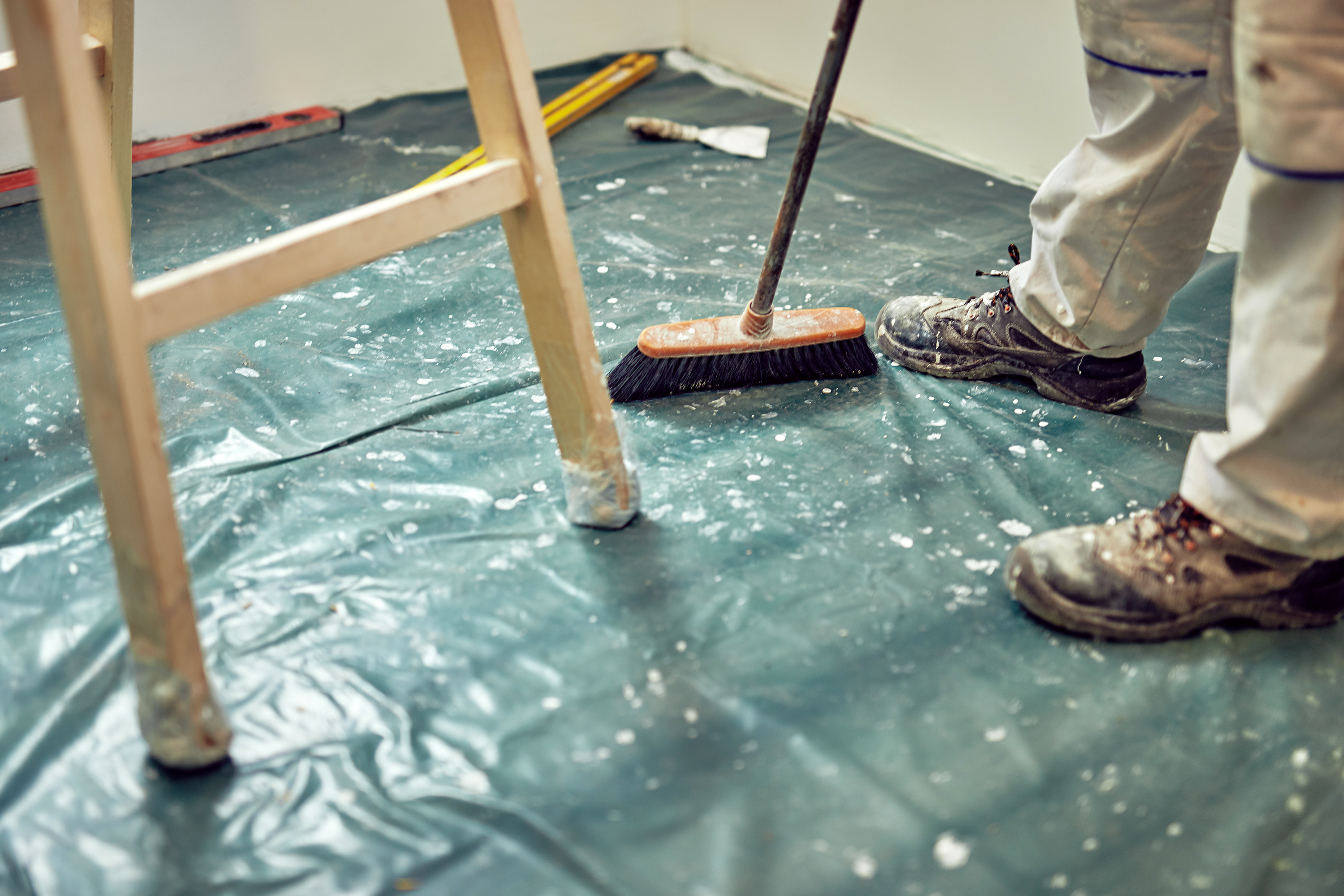 image of cleaning team in action