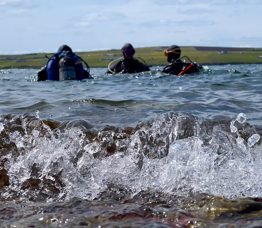 A Kraken scuba group in Orkney