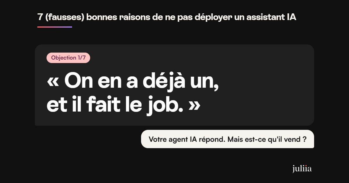 Agent IA e-commerce : il répond, mais est-ce qu'il vend ?