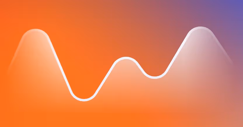 Wellenförmige Kurve des Stromtarifs Energy Dynamic 