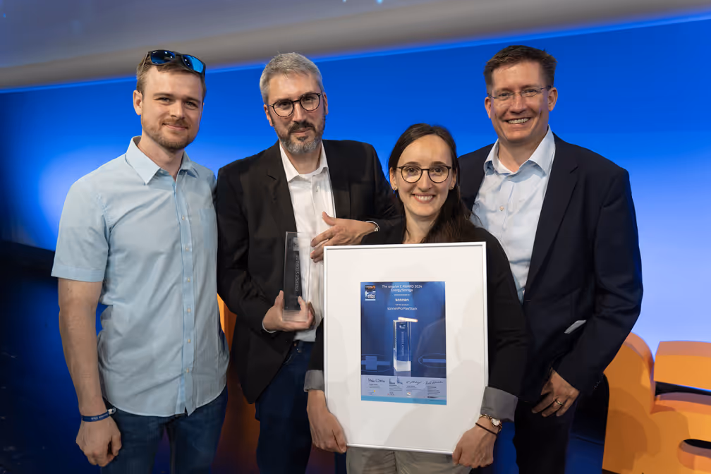 sonnenPro FlexStack erhält den The Smarter E Award 2024
