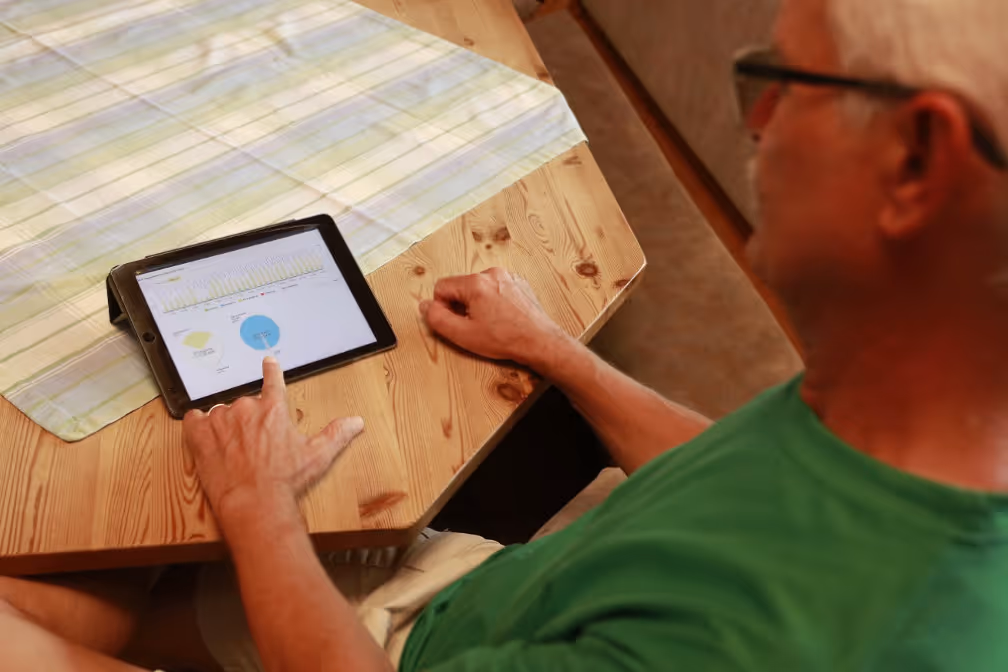 Stromspeicher in Verbindung mit einer App und smart home