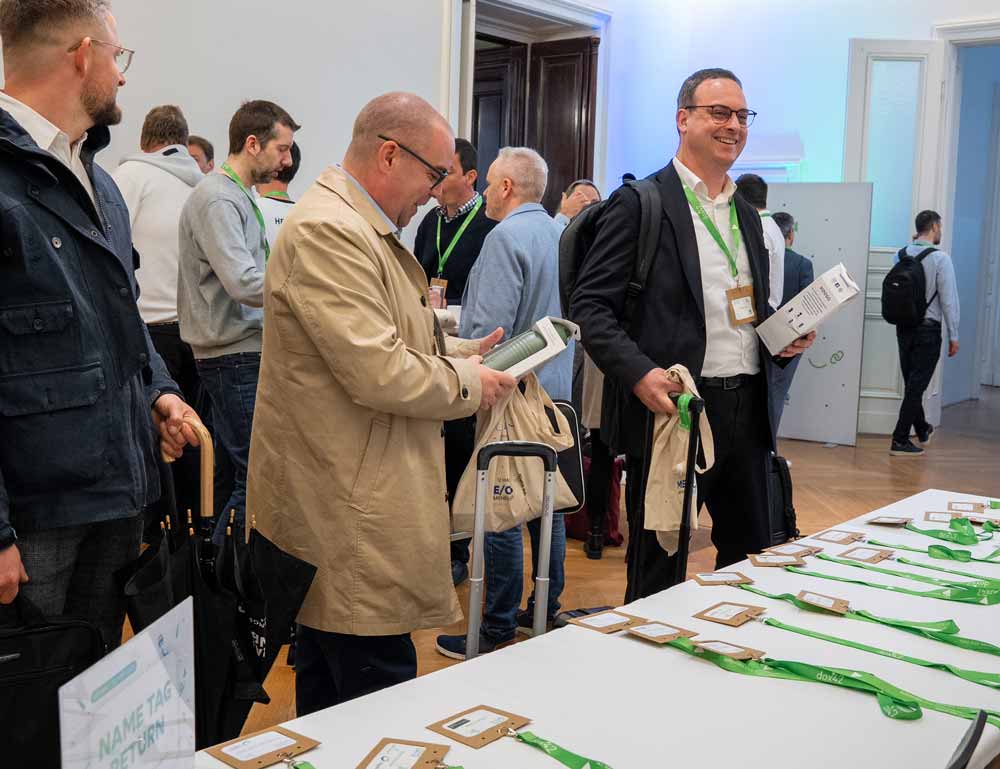 Registration and welcome bags