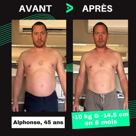 Transformation avant après