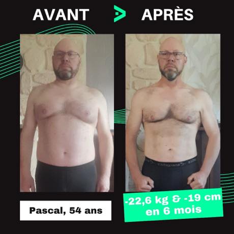 Transformation avant après