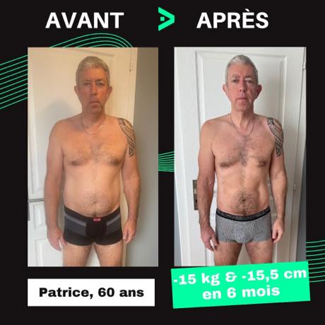 Transformation avant après