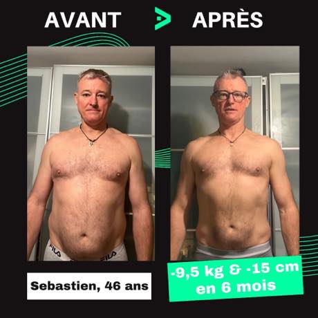 Transformation avant après