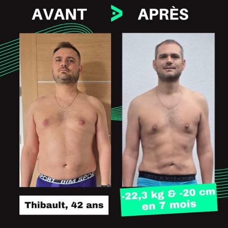 Transformation avant après
