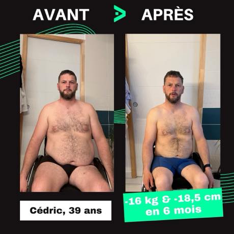Transformation avant après