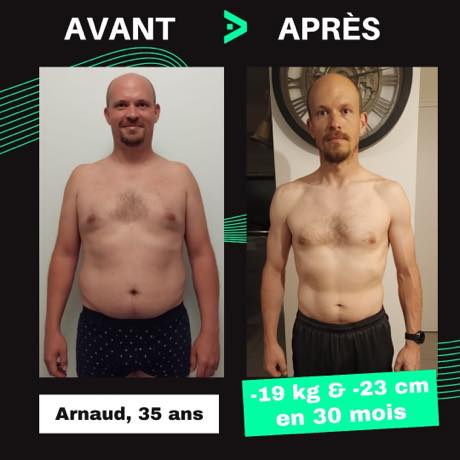 Transformation avant après