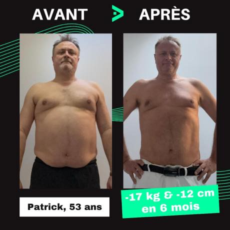 Transformation avant après