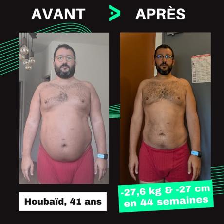 Transformation avant après