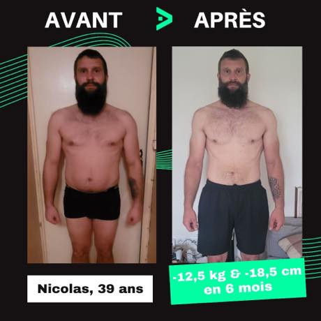 Transformation avant après
