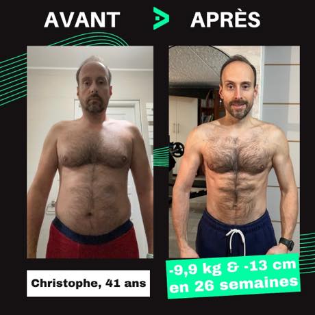 Transformation avant après