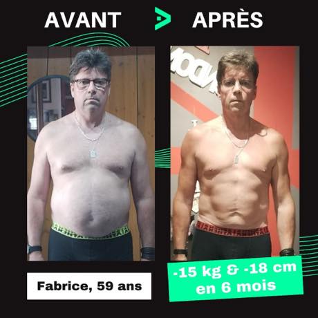 Transformation avant après