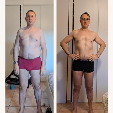 Transformation avant après