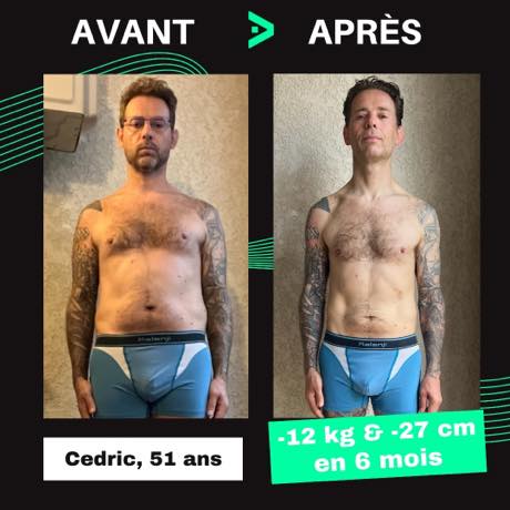 Transformation avant après