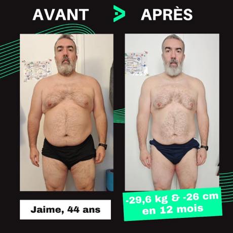 Transformation avant après