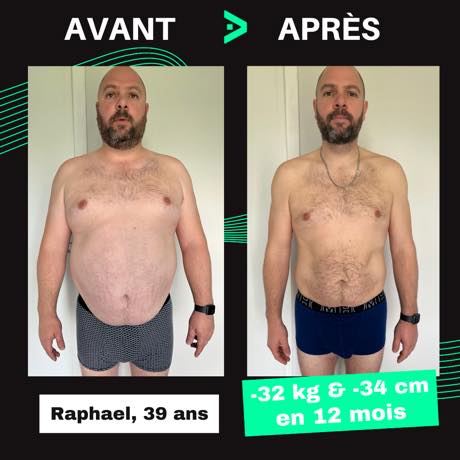 Transformation avant après