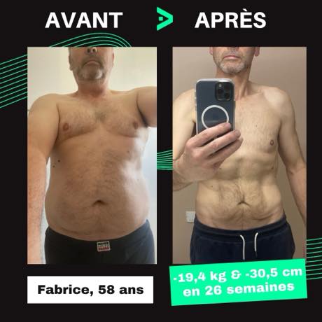 Transformation avant après