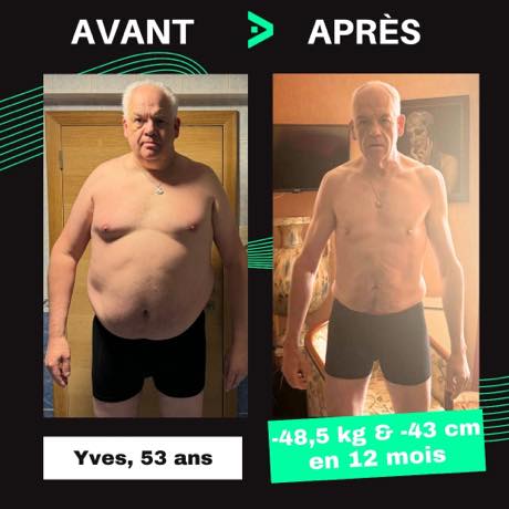 Transformation avant après
