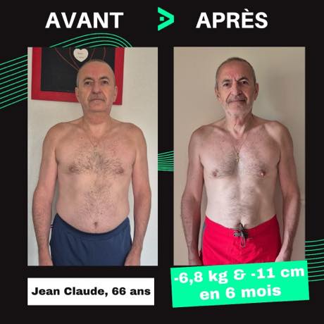Transformation avant après